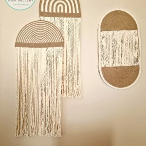 jute & cotton wall decor shape15
